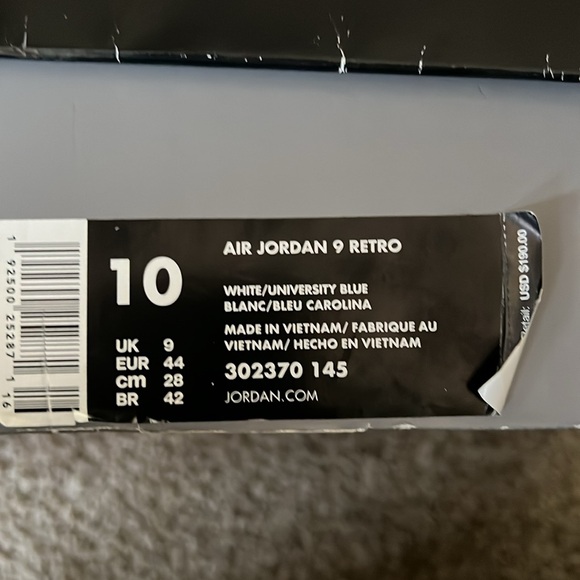 Men’s Jordan 9 retro - Picture 7 of 7